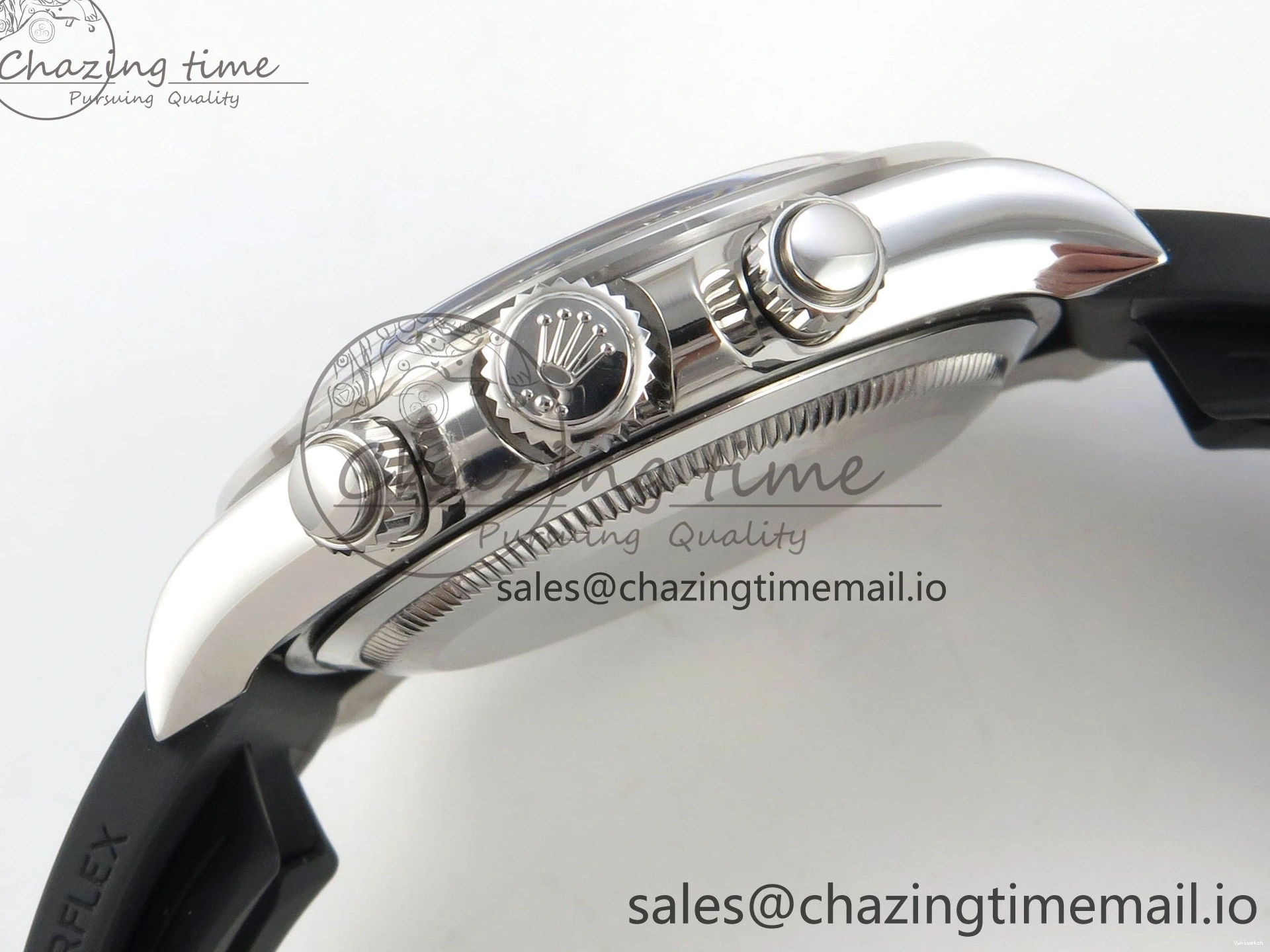 VS4131 Oysterflex Strap Gray VSF Best Black on Edition Daytona Dial V2 (Weighted) 1:1 126519 0225